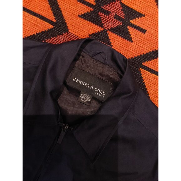 Kenneth Cole Men's Navy Mordern Everyday Waist Length Jacket. Size Medium - Picture 15 of 15